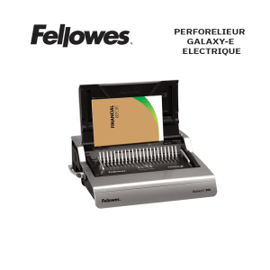 Perforelieur Galaxy-E Electrique