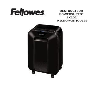 Powershred® LX201 Microparticules